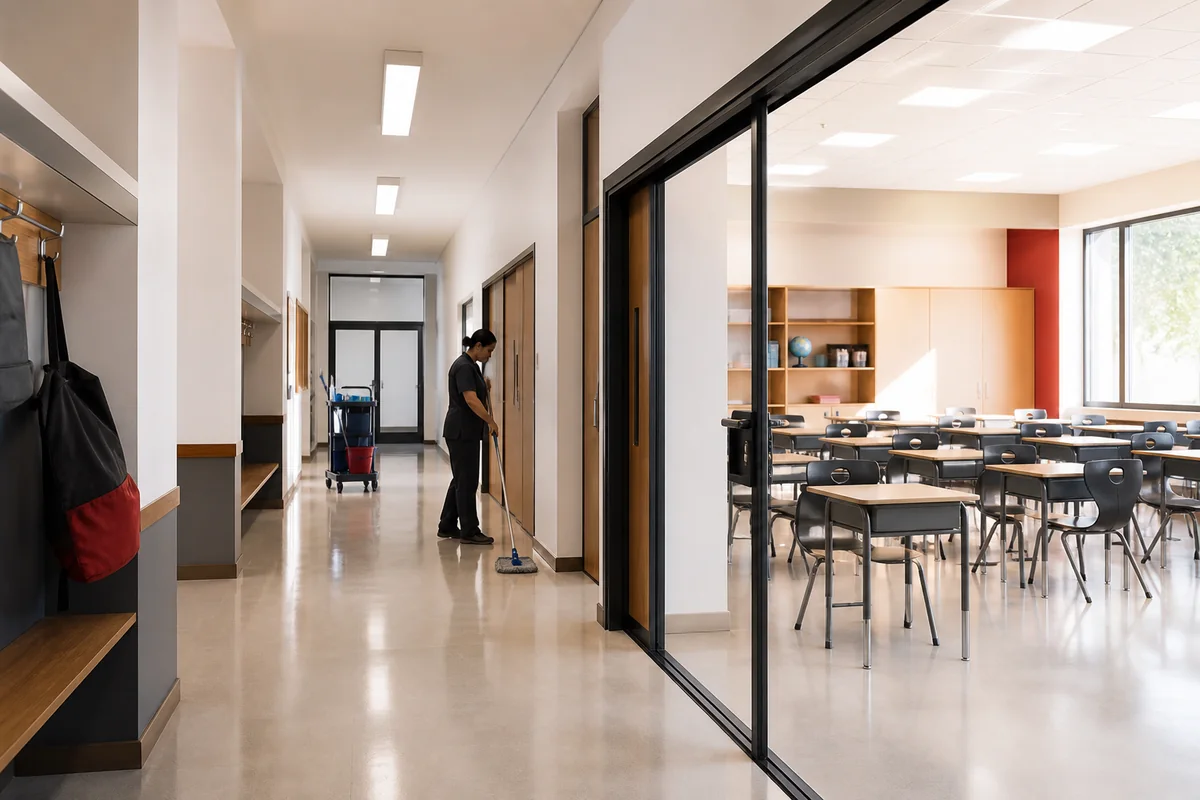 Limpieza profesional de colegios y espacios educacionales